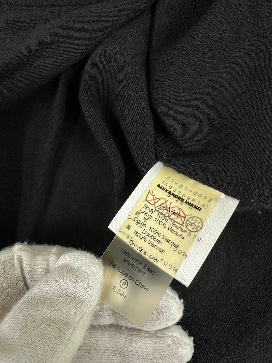 T by ALEXANDER WANG アレキサンダーワン / クロップドシャツ レーヨン