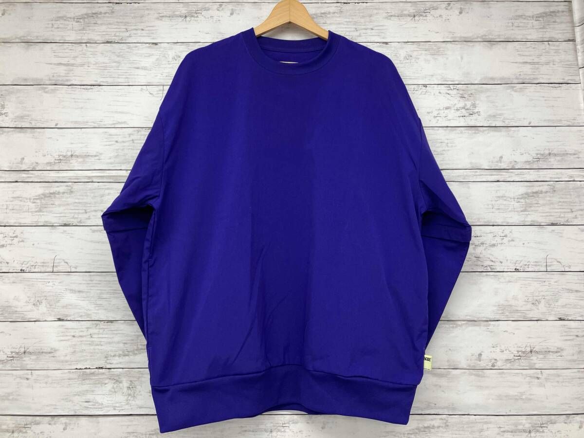 SSZ 長袖Tシャツ BEAMS SHAKA CREW パープル Sサイズ