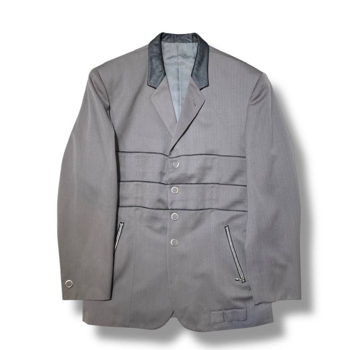 archive JEAN PAUL GAULTIER HOMME ファスナーデザインスナップウール 