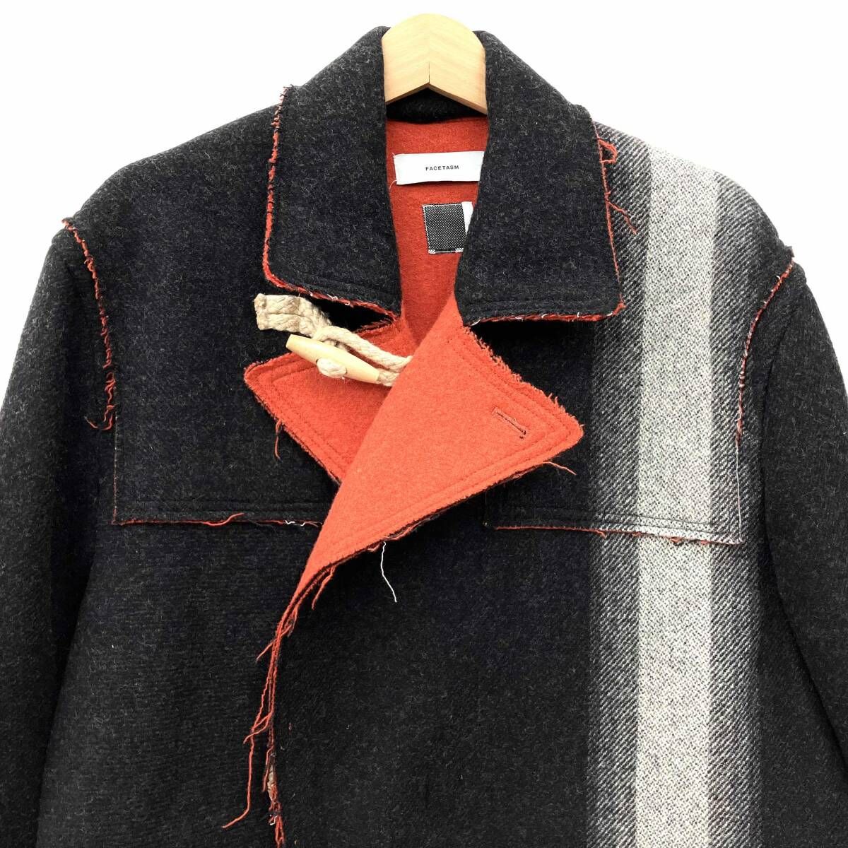 FACETASM ファセッタズム ダッフルコート 16AW グラデーションダッフル