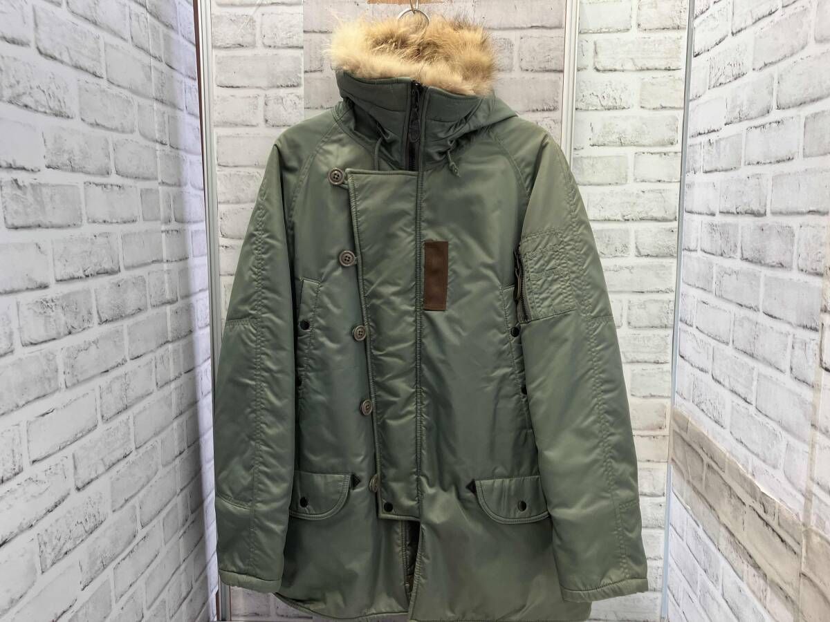 AIR CREW | N-3 B HEAVY HOOD フライトジャケット S|N 8415-269-0419 XLサイズ 50205 ミリタリー