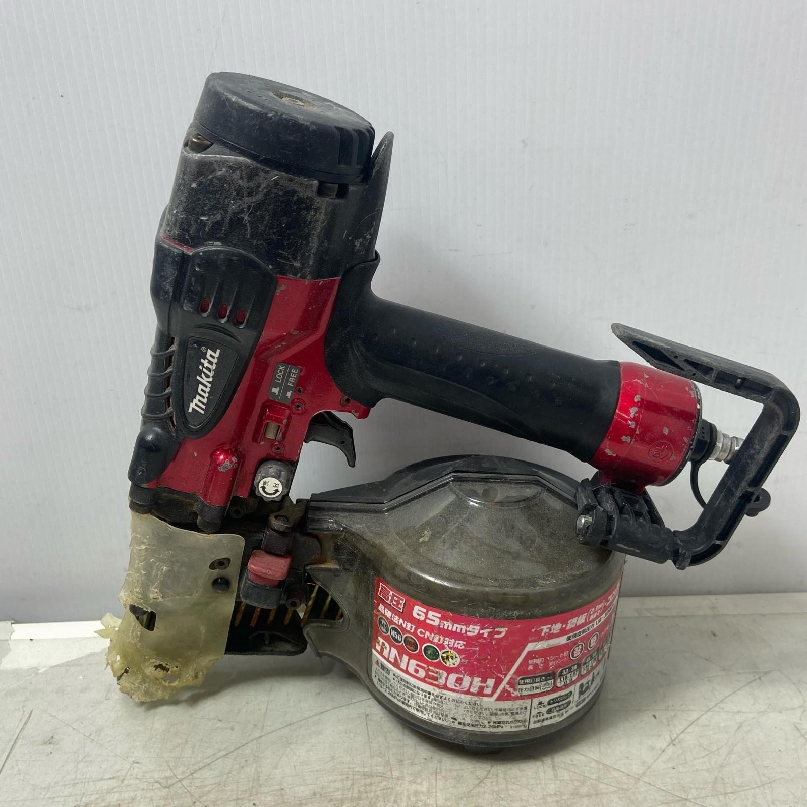 ΦΦMAKITA マキタ 65 mm高圧エア釘打 AN 630 H レッド