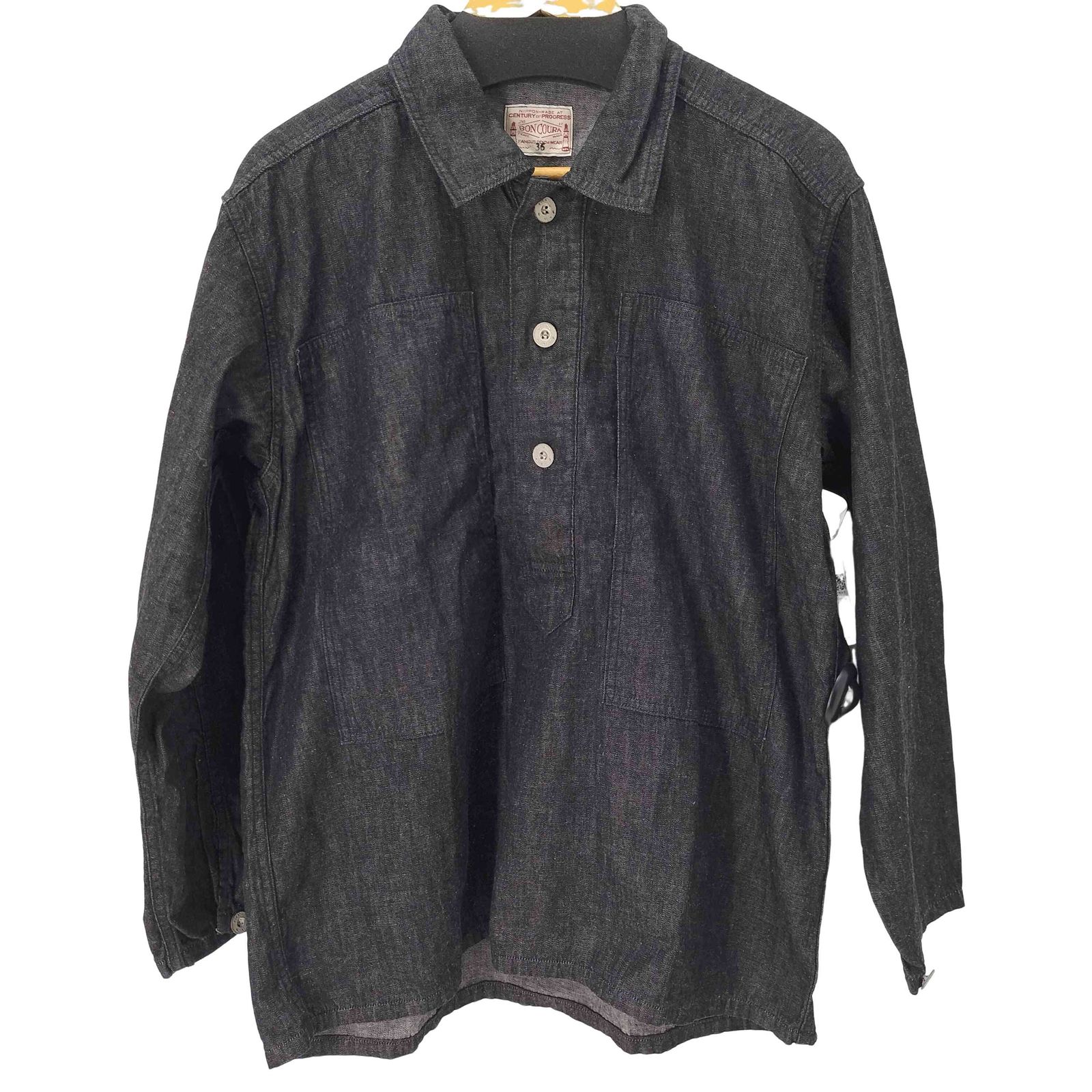 ユーズドフルギ 古着 BONCOURA US ARMY PULLOVER JACKET USアーミー デニムプルオーバージャケット メンズ 36