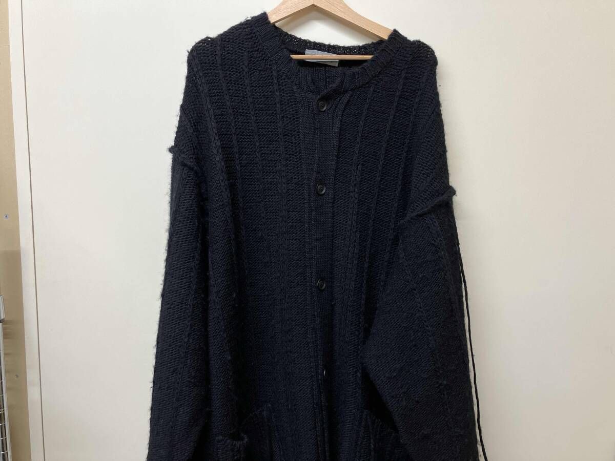 YOHJI POUR HOMME 3 G STRIPE STRING LONG CARDIGAN COAT その他コート