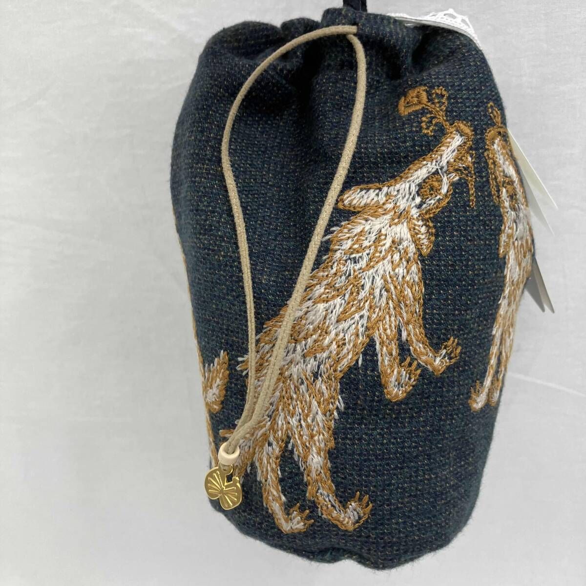 mina perhonen/ミナペルホネン／ショルダーバッグ/ads7319ps/wolf