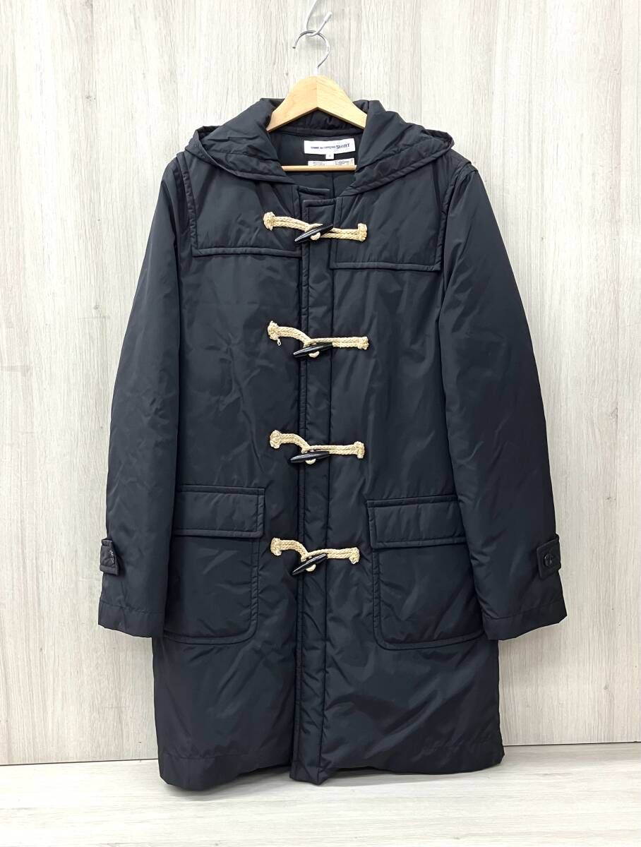コムデギャルソンシャツ　ナイロンダッフルコート中綿入り COMME des GARCONS SHIRT - COMME des GARCONS SHIRT 中綿 ナイロン
