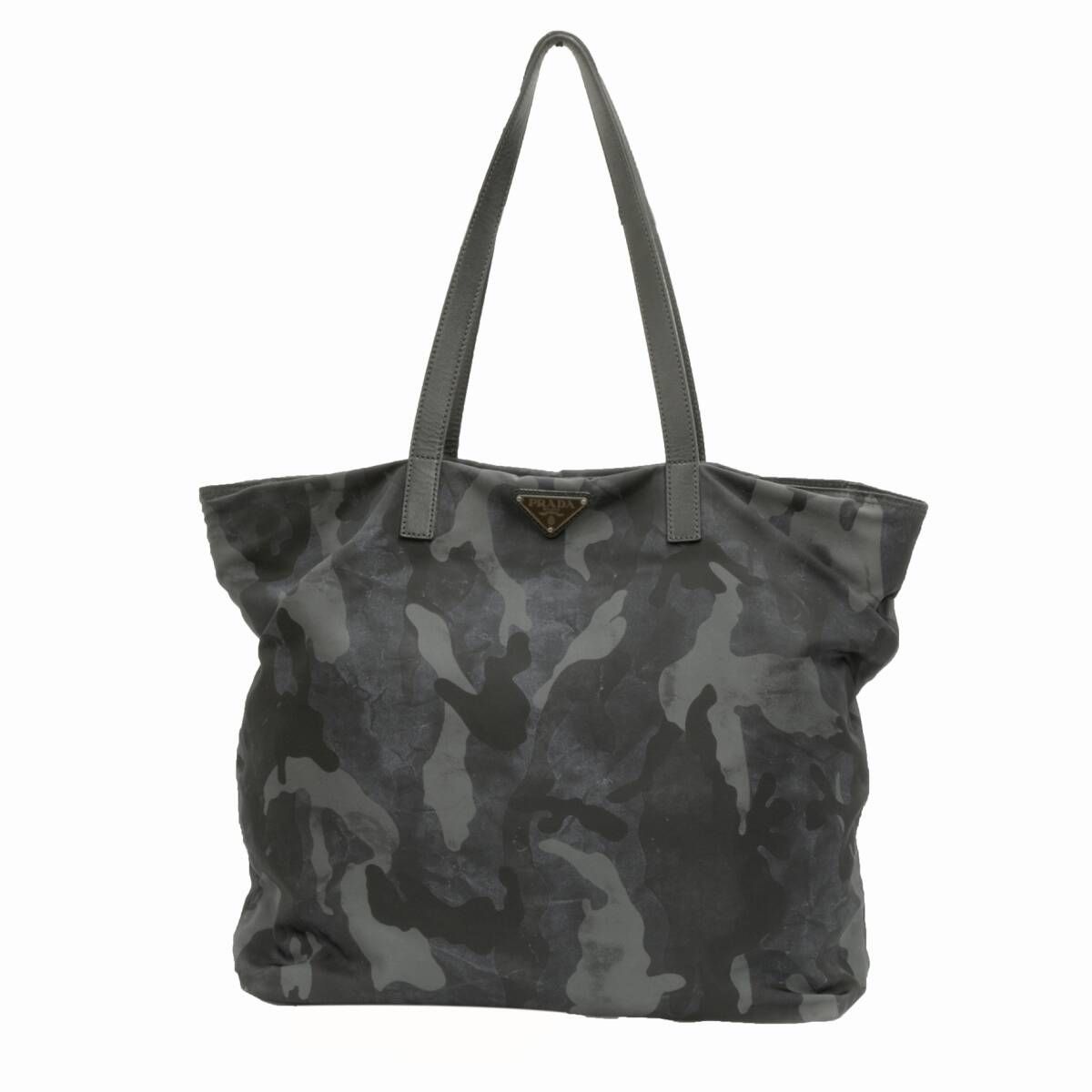 PRADA プラダ テスート カモフラ F 0008ブルー TU VA 0974 トート ナイロン 外寸目安