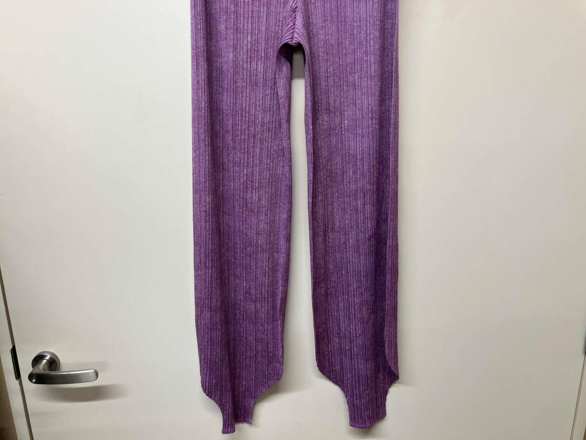 PLEATS PLEASE プリーツワイドパンツ パープル