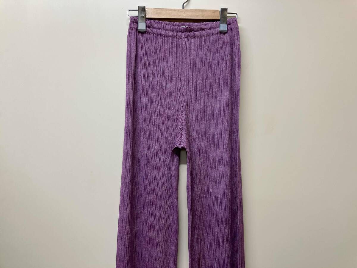 PLEATS PLEASE|プリーツワイドパンツ パープル