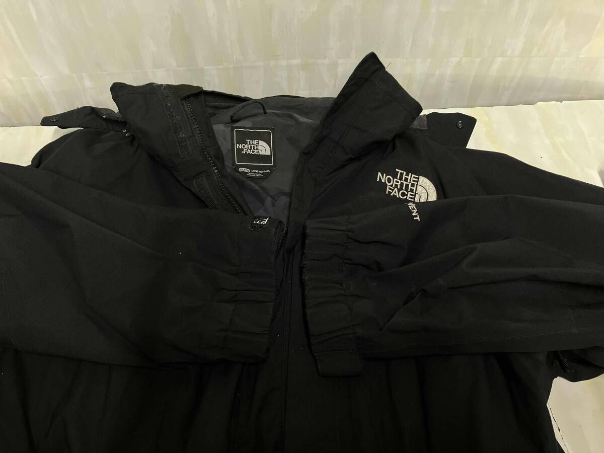 ノースフェイス ダウンジャケット HYVENT 黒 L THE NORTH FACE ザノースフェイス ナイロンジャケット HYVENT ブラック