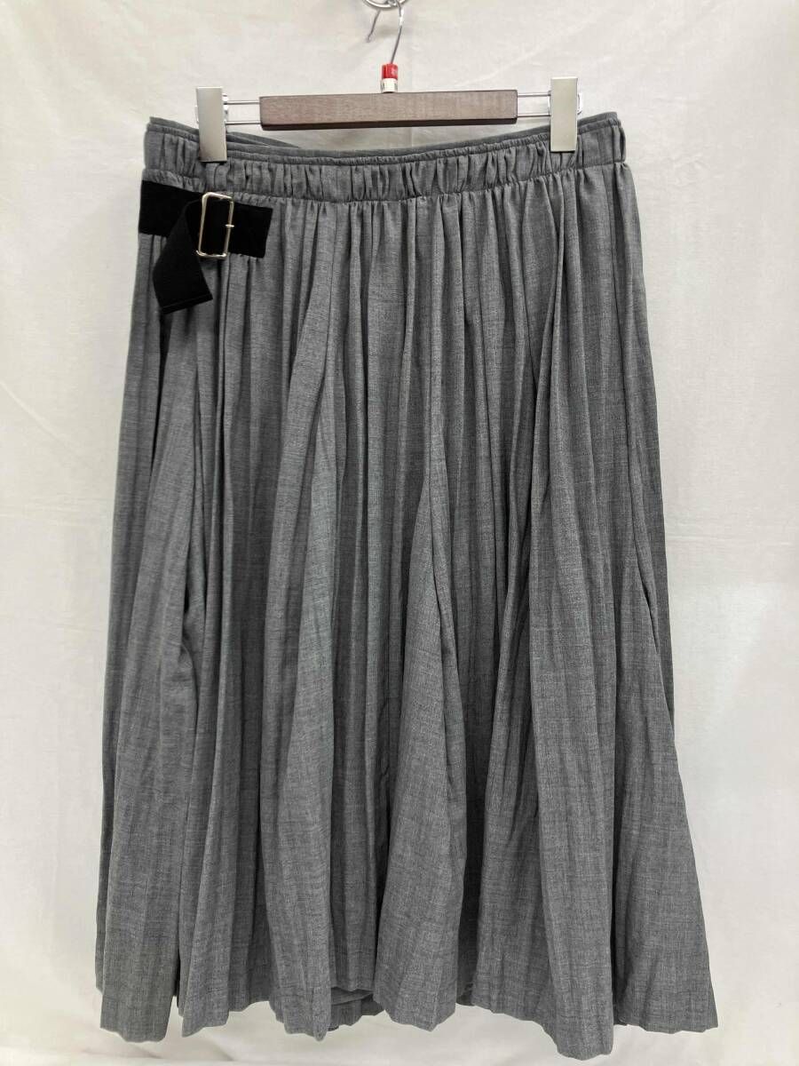 tricotCOMME des GARCONS トリココムデギャルソン TQ-S 002 プリーツスカート グレー サイズM