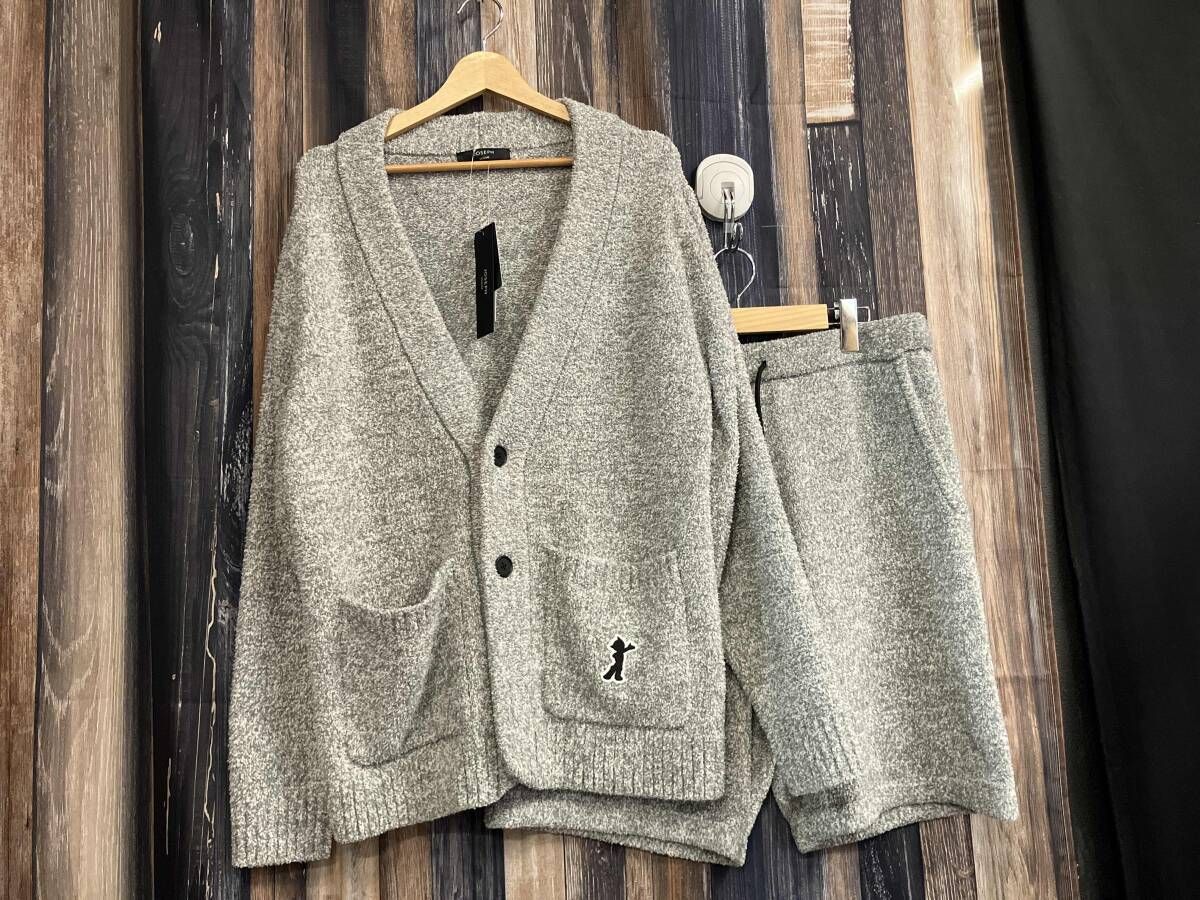 タグ付き JOSEPH x 鉄腕アトム ジョセフ ボアカーディガン ボアパンツ セットアップ グレー 48