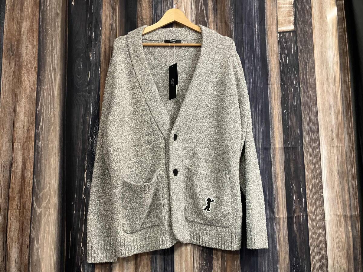 JOSEPH x 鉄腕アトム ジョセフ ボアカーディガン ボアパンツ セットアップ グレー 48