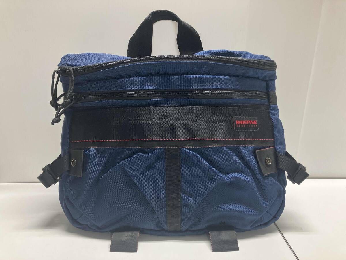 ブリーフィング ショルダーバッグ 2 way ネイビー
