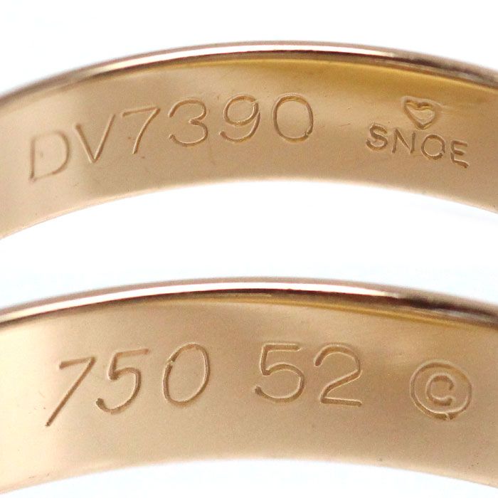 CARTIER カルティエ K18YG/PG/WG トリニティ リング・指輪 12号 52 8.0