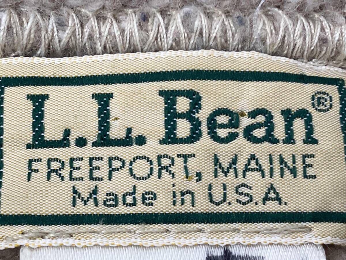 L.L.Bean エルエルビーン フィッシャーマンズニット made in USA 古着 
