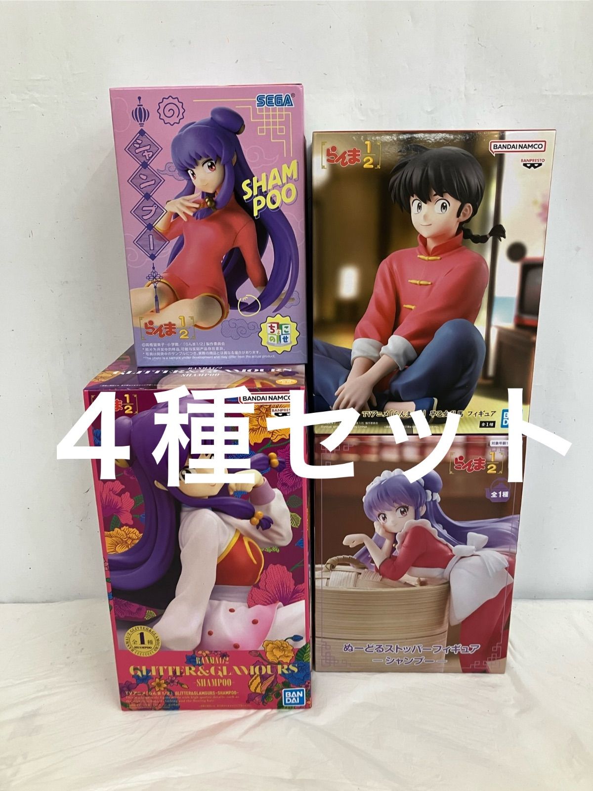 未開封 らんま1/2 フィギュア 4種 LFQ506 f101 - メルカリ