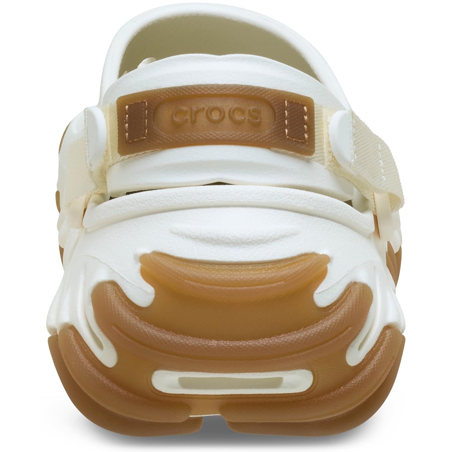 Crocs クロックス 男女兼用 大人用 Echo RO クロッグ 調節 なクロッグ ゴム製アウトソール ライトライドフットベッド チョーク 7 Women 5 Men 23.0 cm