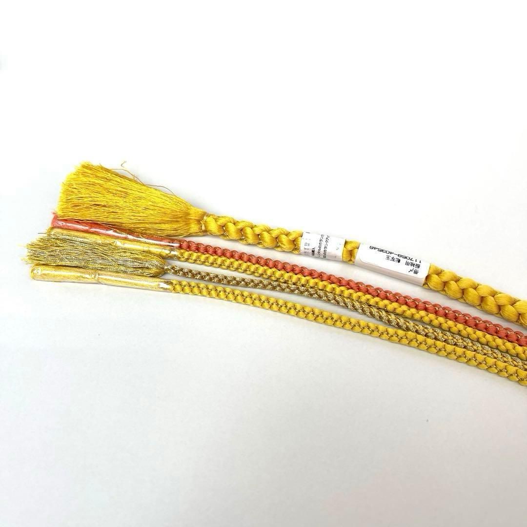 振袖用 総絞り帯揚げ-帯締めセット