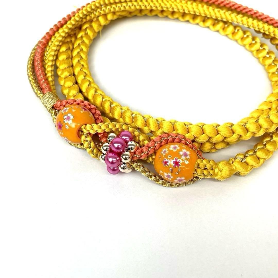 着物と帯 時流 O 251018 t◆振袖用 総絞り帯揚げ-帯締めセット◆正絹