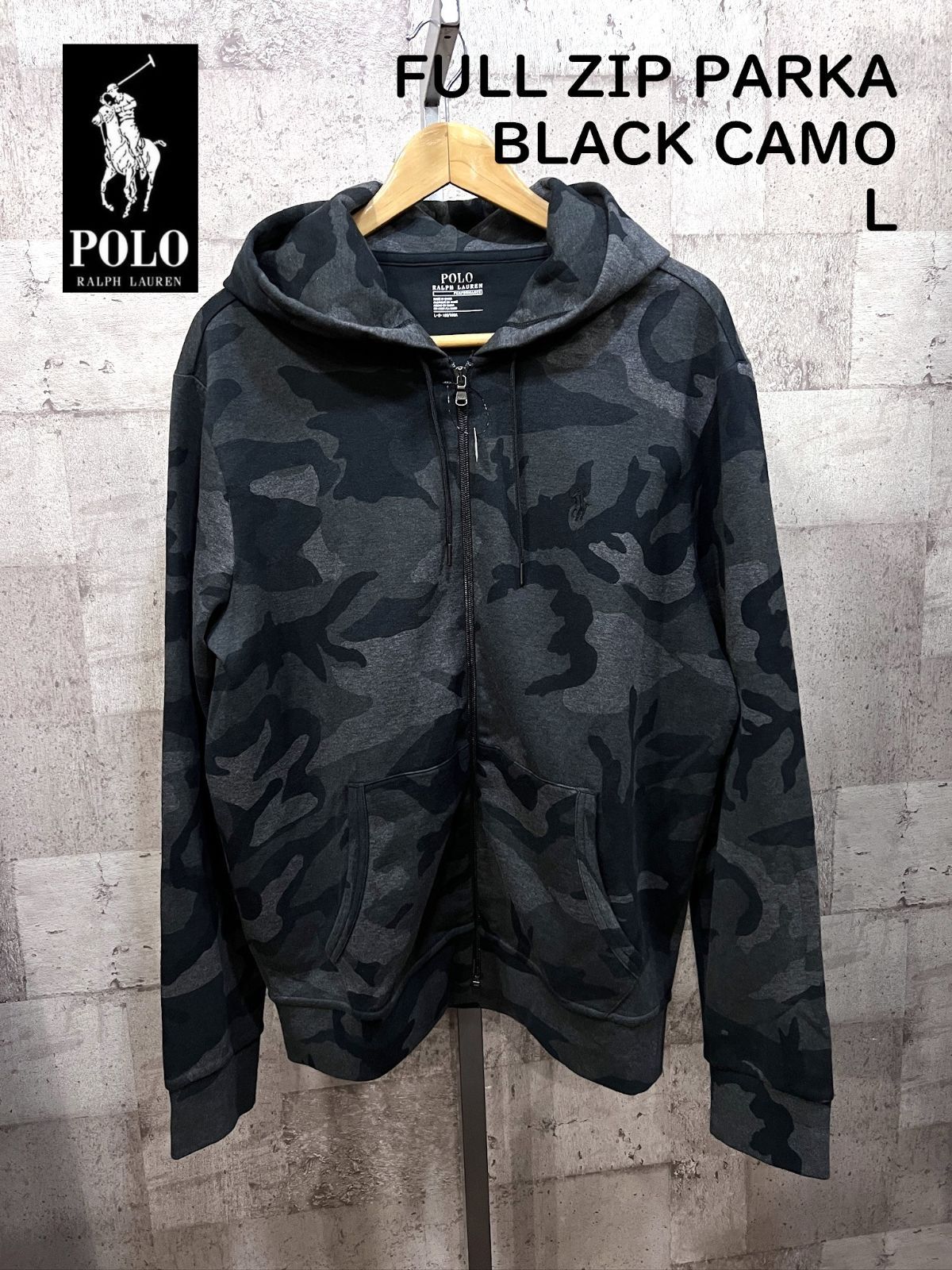 【美品】POLO Ralph Lauren フロントジップパーカー　迷彩　M 美品】POLO Ralph Lauren フロントジップパーカー 迷彩 M - メルカリ