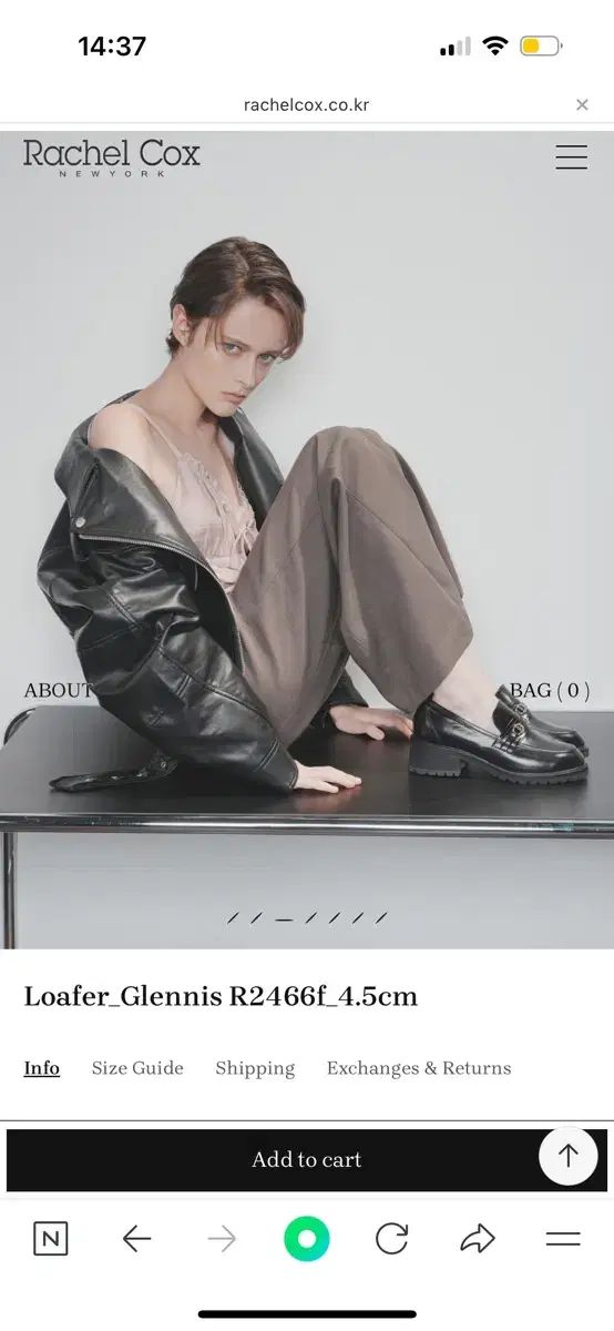 レイチェル コックス スウェード ローファー ヒール 225