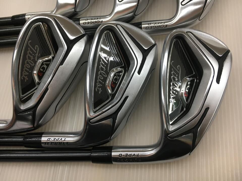 タイトリスト VG3 TYPE-D 2018 VGI Sフレックス アイアンセット 中古