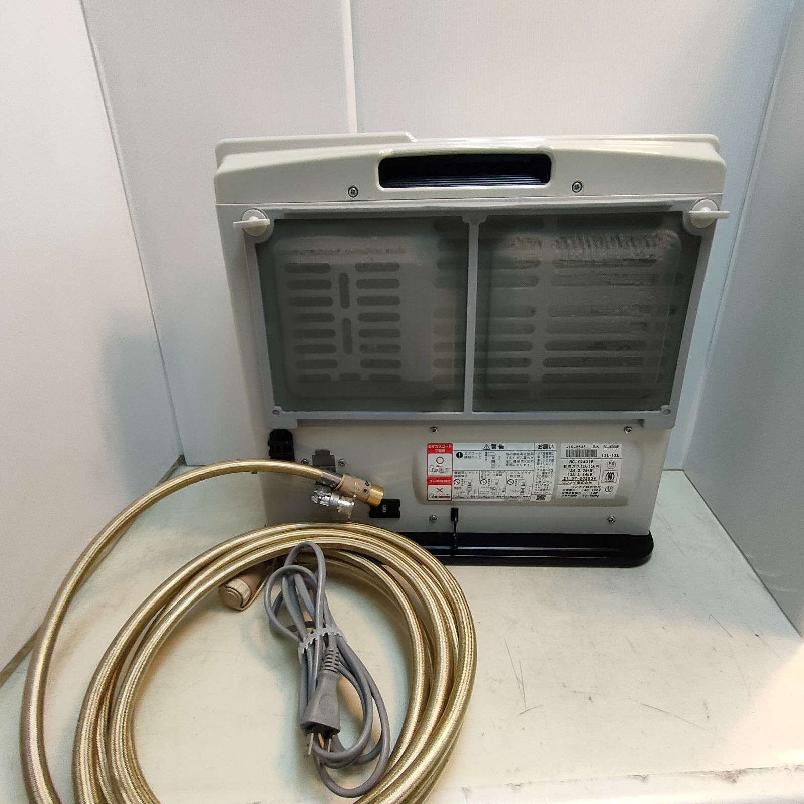 ◇Rinnai ガスファンヒーター 割引 都市ガス RC-N206E Rinnai リンナイ