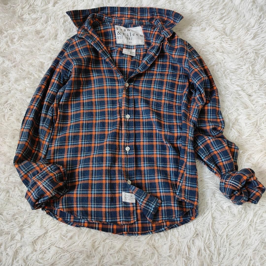 Frank & Eileen BARRY 限定モデル チェックシャツ XXS オファー USA製