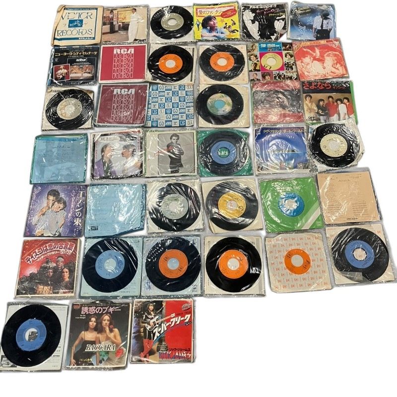 レコード　洋楽、邦楽まとめ売り 送料無料】 邦楽・洋楽 EPレコード 大量まとめ売り 7インチ シングル盤