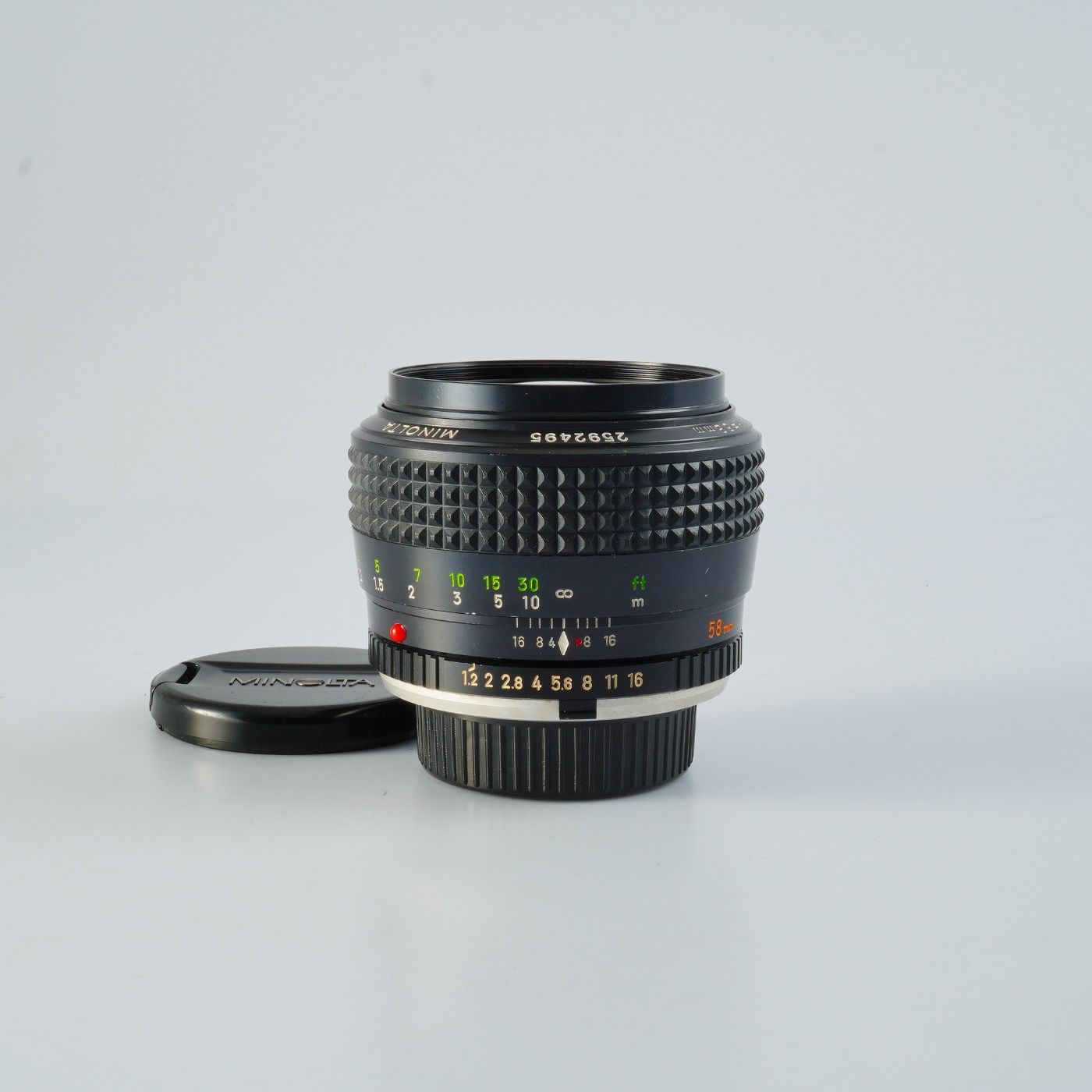 レンズ(単焦点) Minolta MC Rokkor PG 58mm f/1.2 MF #GC06 MINOLTA MC ROKKOR-PG 58mm F1.2 カビ有 - 新潟県で中古カメラ・中古