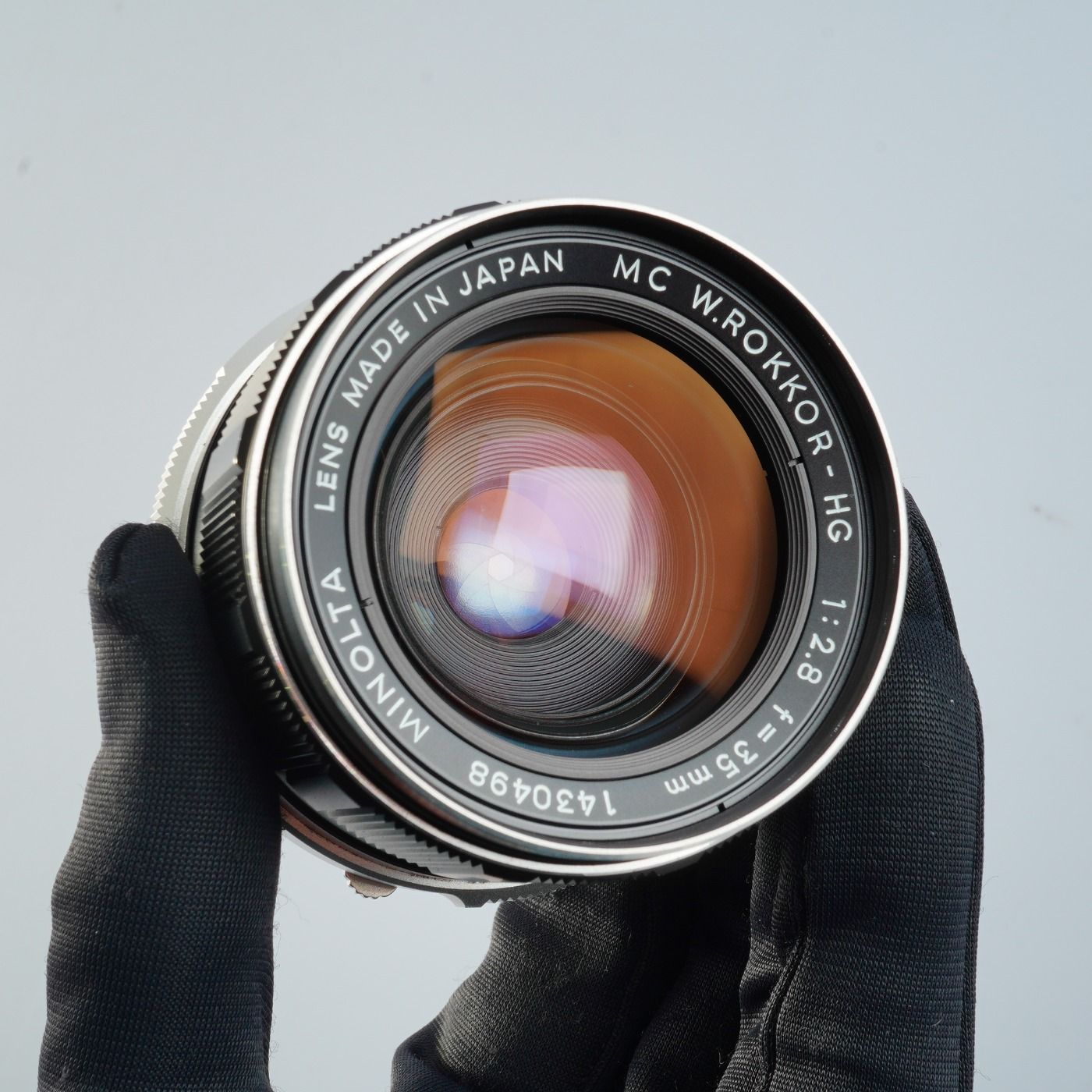 MINOLTA ミノルタ MC W.ROKKOR-HG 35mm F/2.8 単焦点レンズ - メルカリ