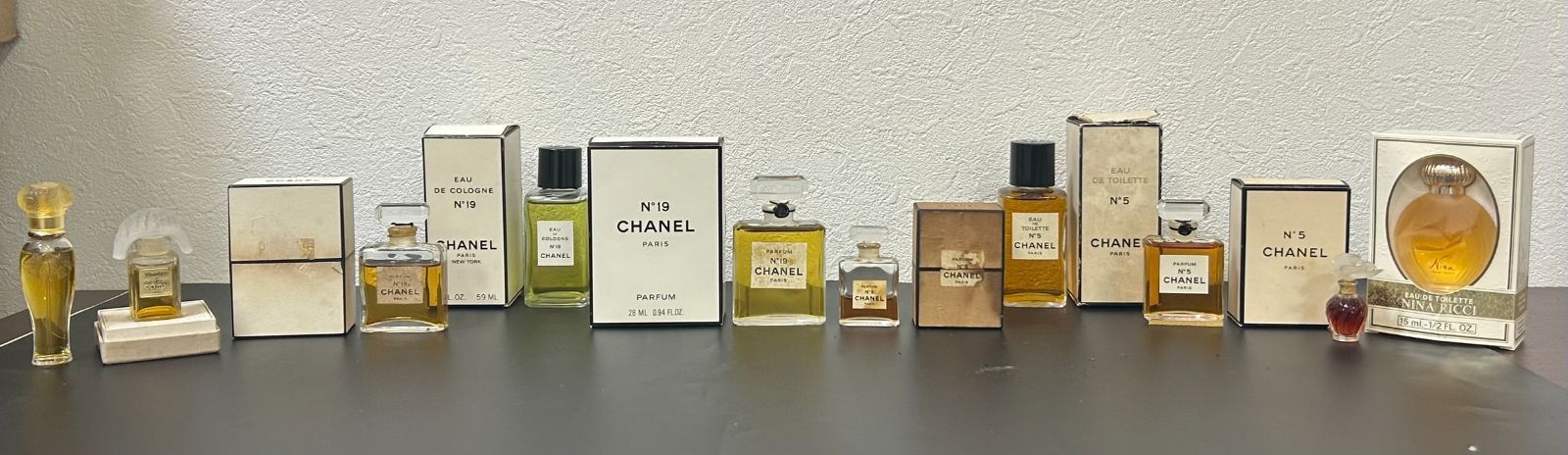 29138 香水 香水まとめ PERFUME CHANEL Nina Ricci シャネル ニナリッチ No 19 5 EAU DE COLOGNE 品