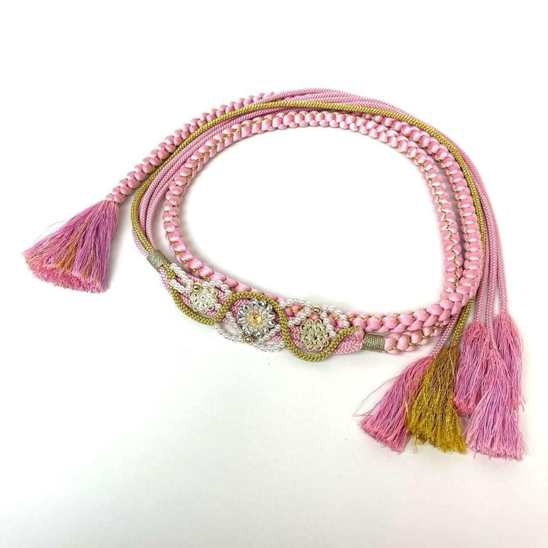 総絞り帯揚げ-帯締めセット 正絹