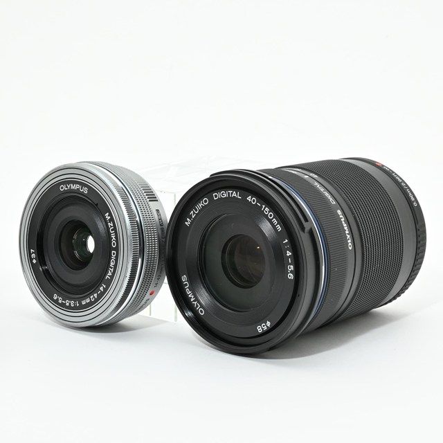 美品＞ OLYMPUS OM-D E-M10 MarkIII EZ ダブルズームキット シルバー