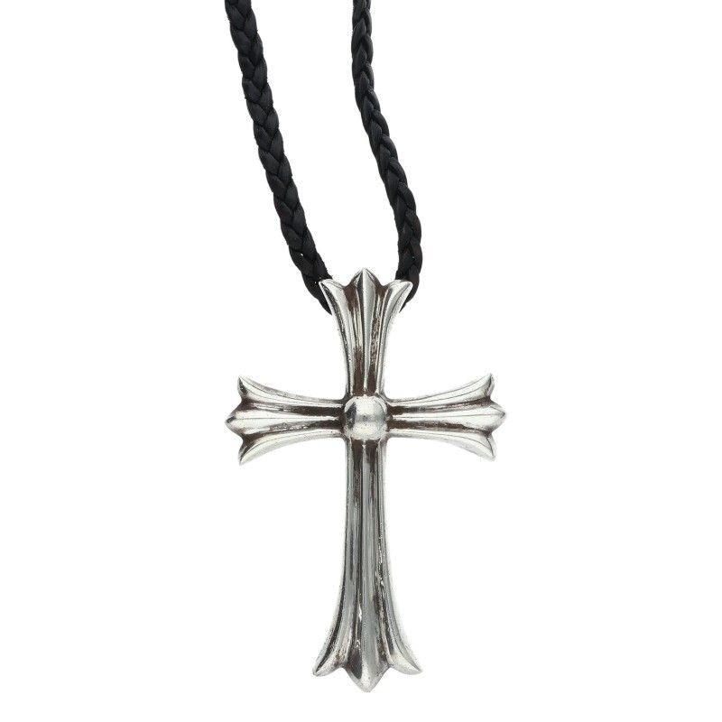 クロムハーツ CH CRS LG BC/ラージCHクロス Wボロチップ/シルバー