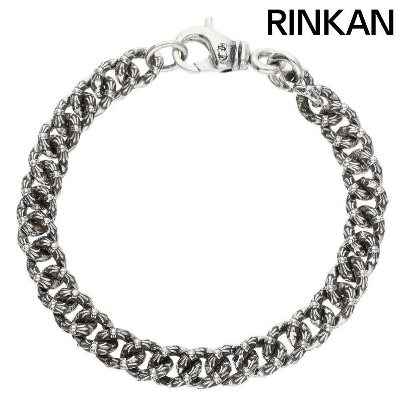 クロムハーツ XTRA FNCY MINI エクストラファンシーミニ シルバーブレスレット メンズ 7 inch