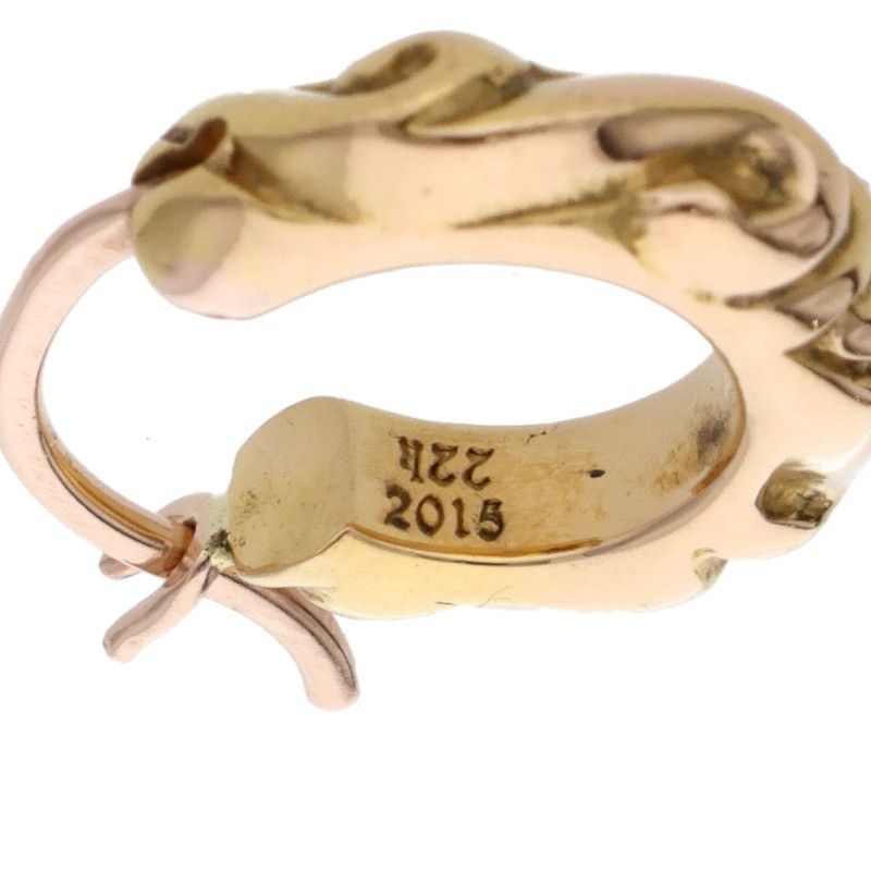 クロムハーツ 22K TNY HOOP SCRL/22Kタイニースクロールフープ