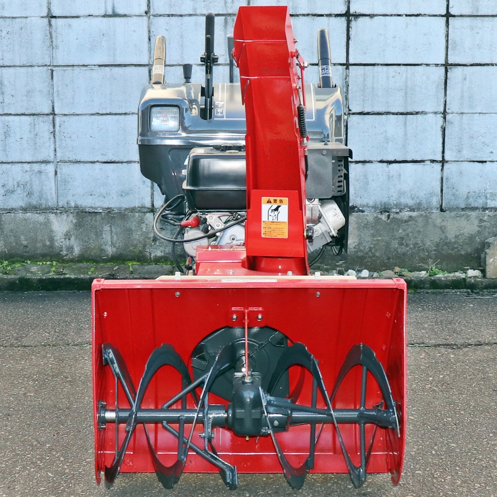 新潟発 フジイ 除雪機 Sk708M 8.4馬力 除雪幅710mm 中古 美品 電動