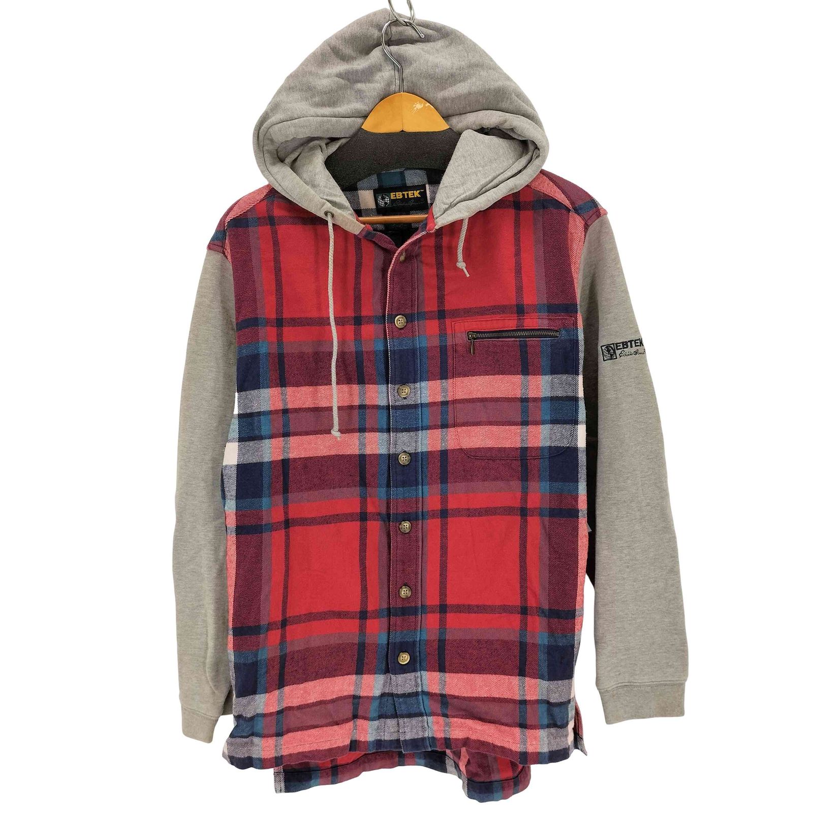 エディーバウアー Eddie Bauer 90S EBTEK フーディードッキングシャツ