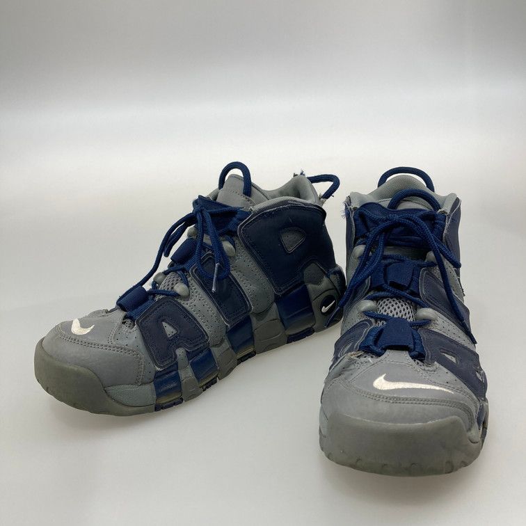 品 NIKE ナイキ 921948 003 AIR MORE UPTEMPO 96 COOL GREY WHITE NAVY スニーカー 本体のみ 箱なし 160 251214 WA 03 iwa