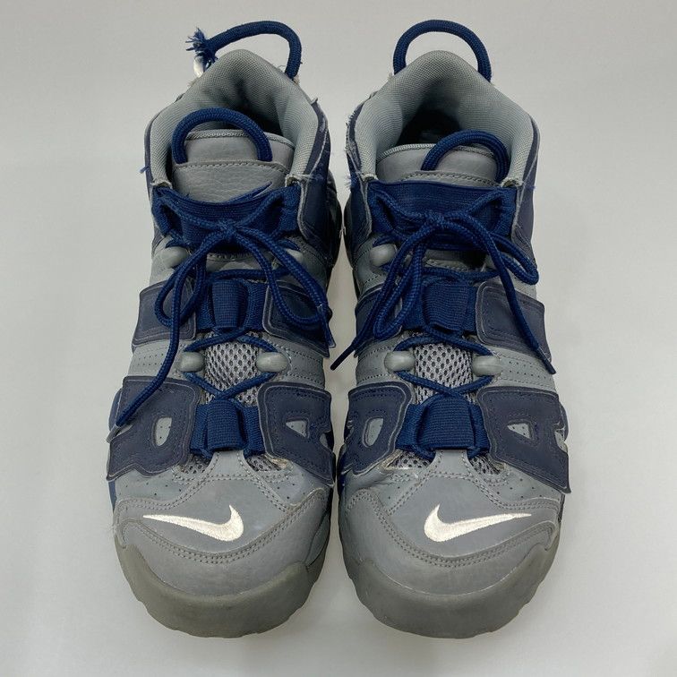 品 NIKE ナイキ 921948 003 AIR MORE UPTEMPO 96 COOL GREY WHITE NAVY スニーカー 本体のみ 箱なし 160 251214 WA 03 iwa
