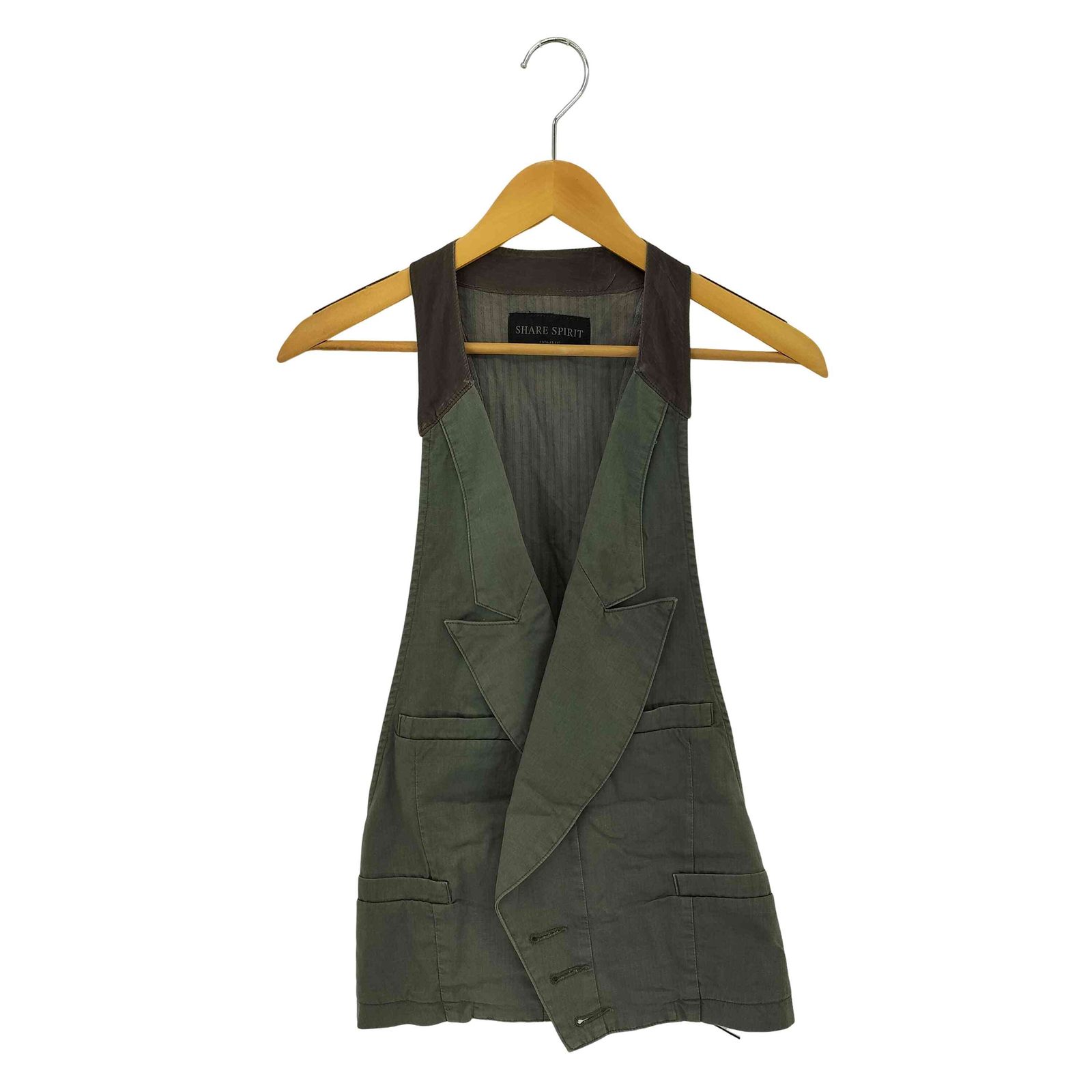 シェアースピリット SHARE SPIRIT HOMME シンチバック ロング ベスト