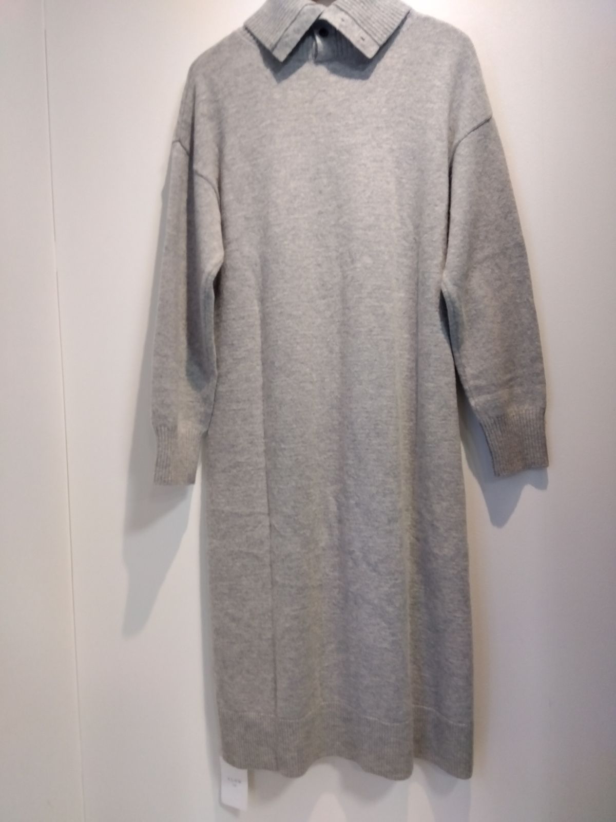 M 19 SLOW 23区 ワンピース ウール混 タートルネック