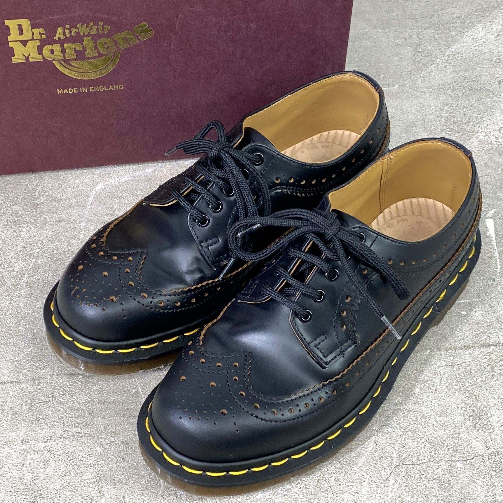 Dr.Martens ドクターマーチン レザー シューズ UK5 ブラック 箱付き