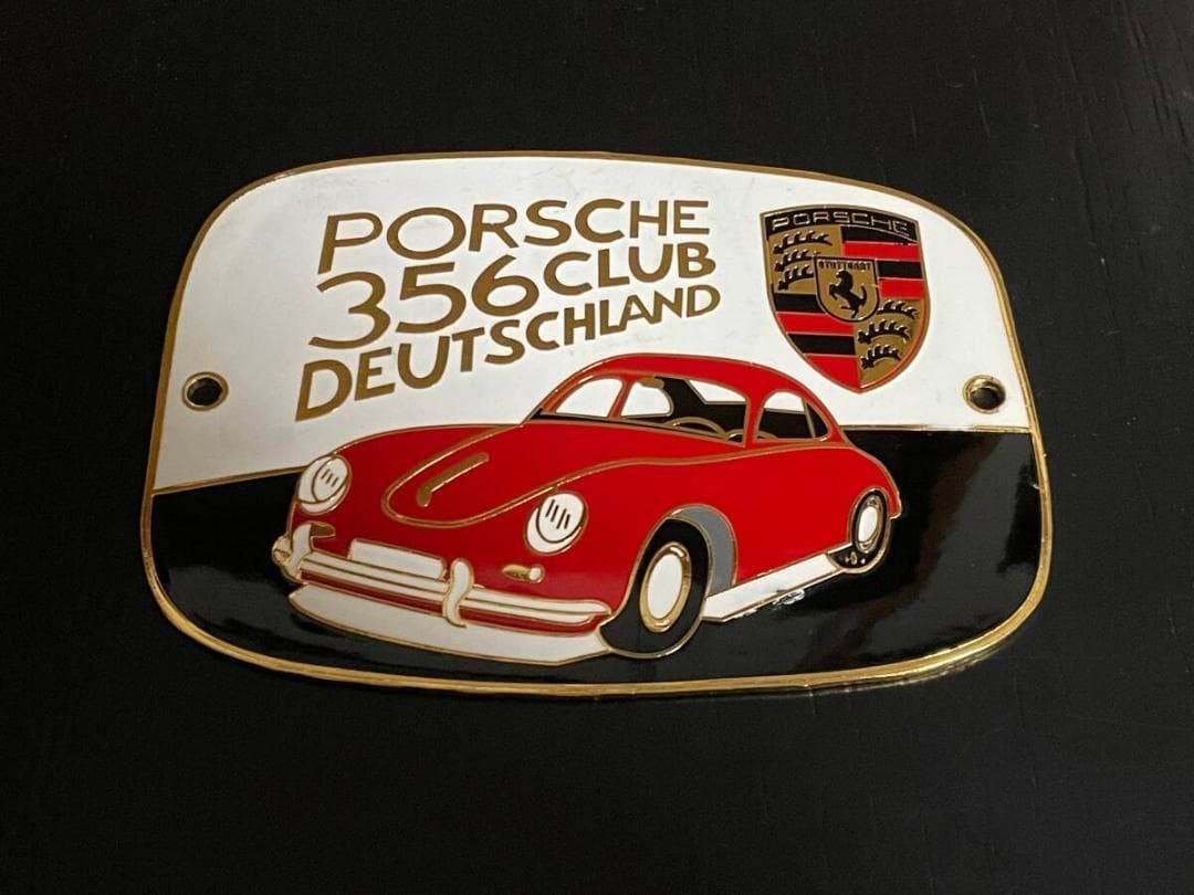 ポルシェ 356 クラブ ドイツ カーバッジ グリルバッジ