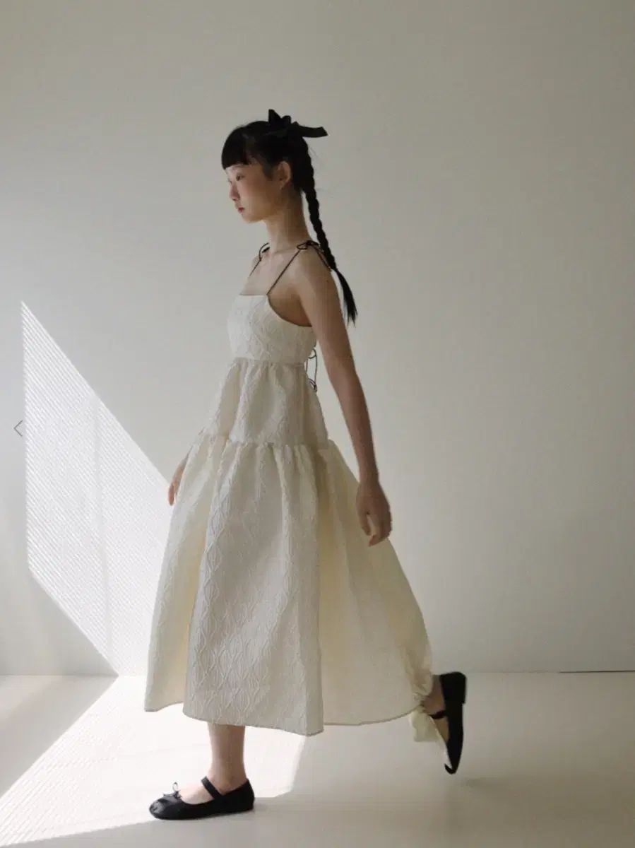 르콩 lekong 쟈가드シャーリング ロングドレス