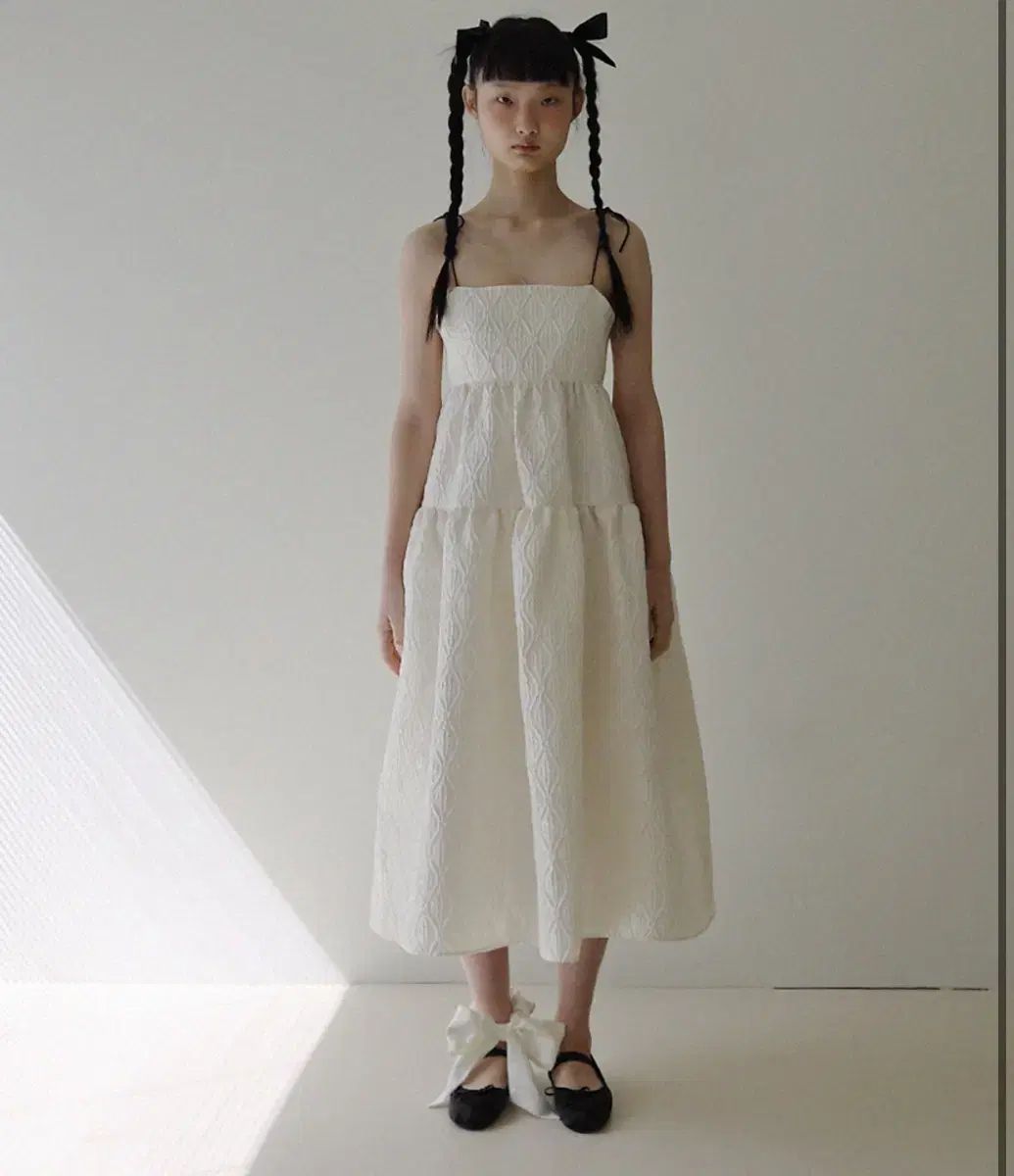 르콩 lekong 쟈가드シャーリング ロングドレス