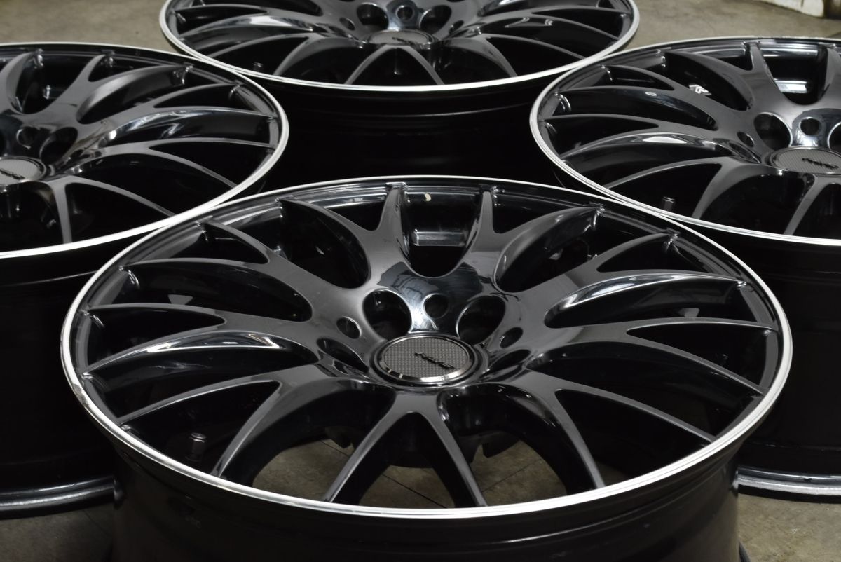 ホイール RAYS レイズ HOMURA 2 9 18 in 8 J 38 PCD 114 3 4本セット グロッシーブラック レクサス GS IS クラウン マークX カムリ