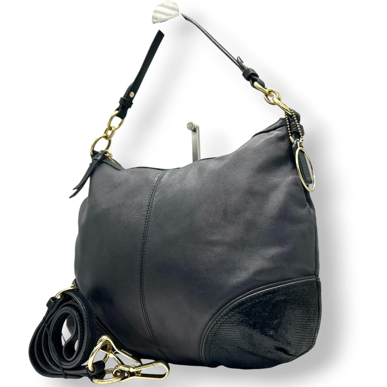 美品】コーチ COACH ショルダーバッグ ワンショルダー ホーボー 2WAY